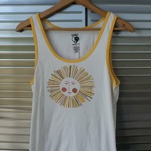 Lucky Brand tank top sun smile